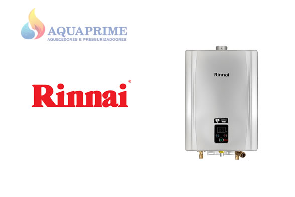Aquecedor Rinnai em manutenção